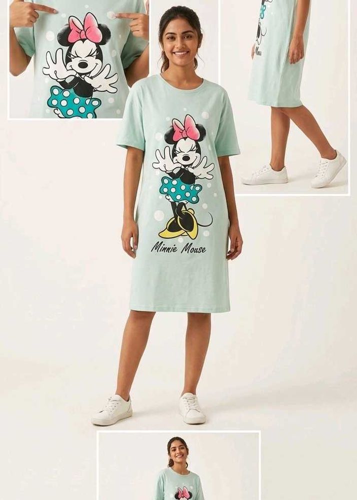 Minnie Mouse Graphic Print Dress