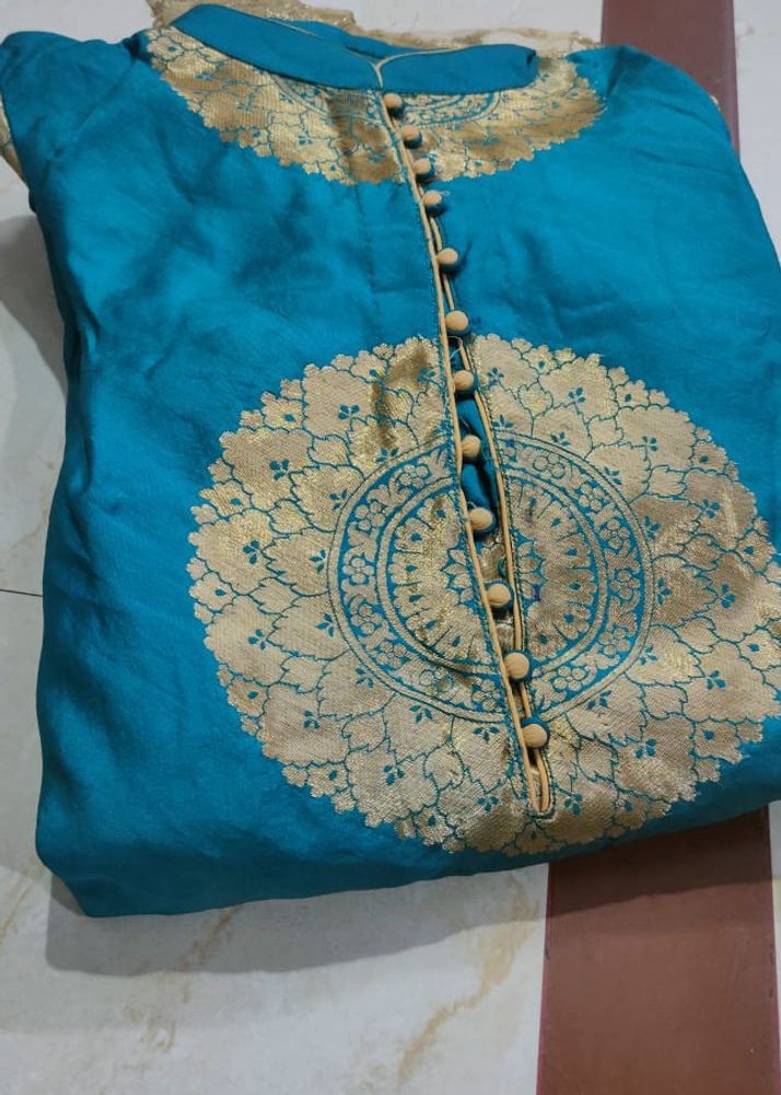 Heavy Pure Banrasi Full Legngth Gown