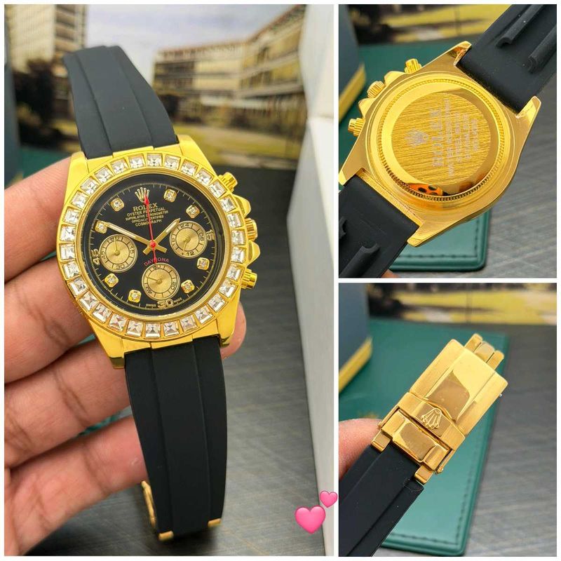 Gold Rolex Style Watch