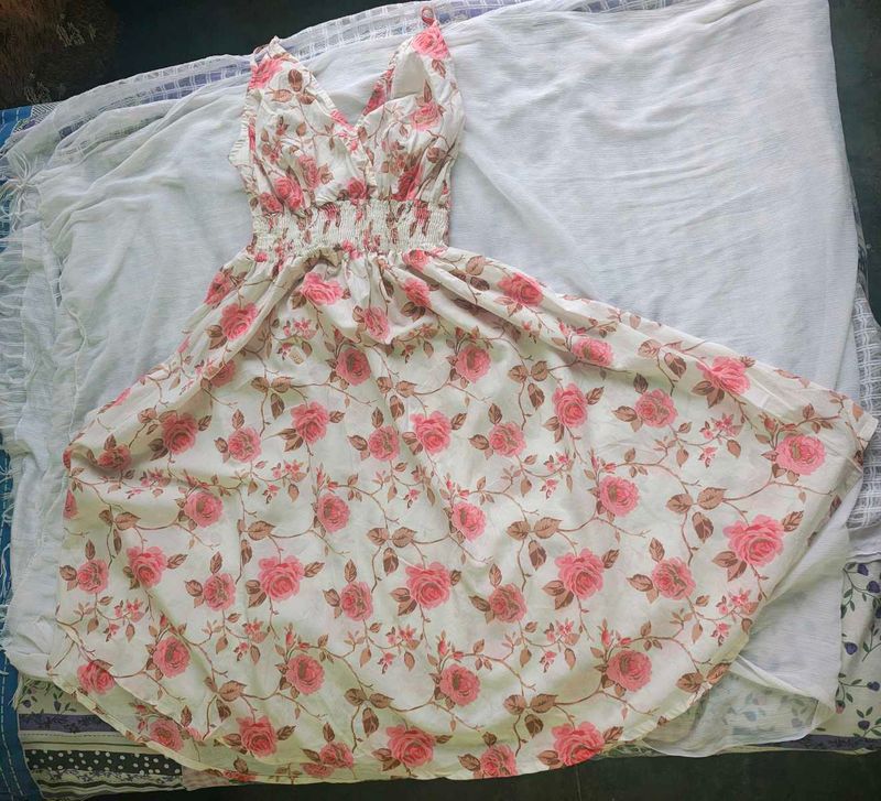 Chic Floral Print Summer Dress