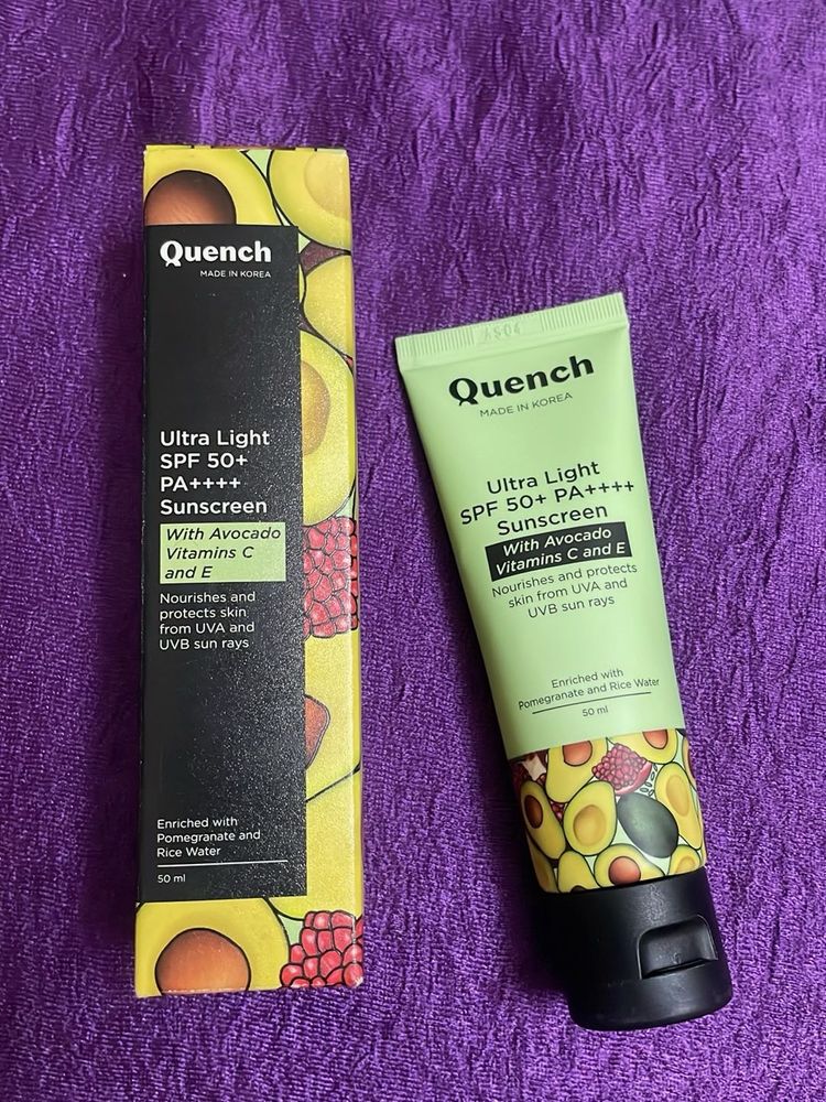Quench Ultra Light Sunscreen SPF 50+