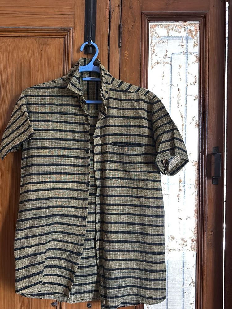 Striped Short Sleeve Shirt