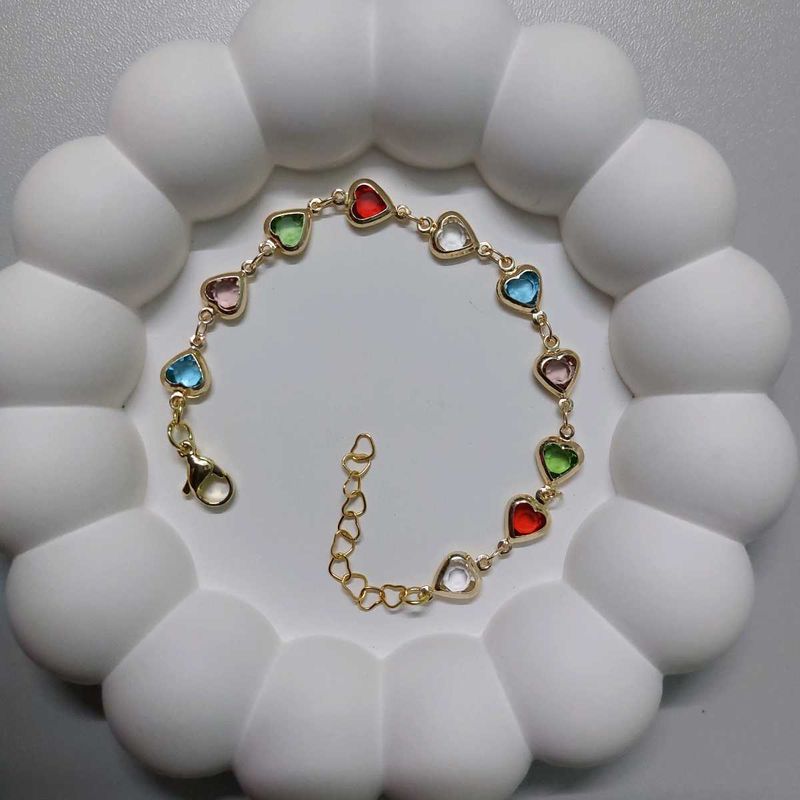 Cute Heart Charm Bracelet