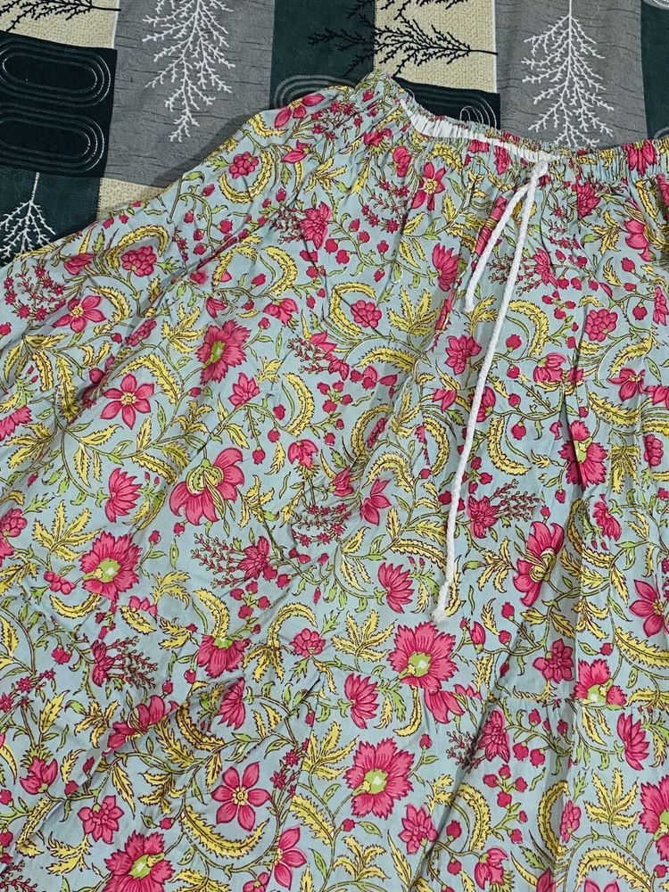 Beautiful Floral Print Palazzo Pants