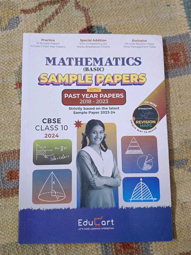 EduCart CBSE Class 10 Mathematics Sample Papers Ba