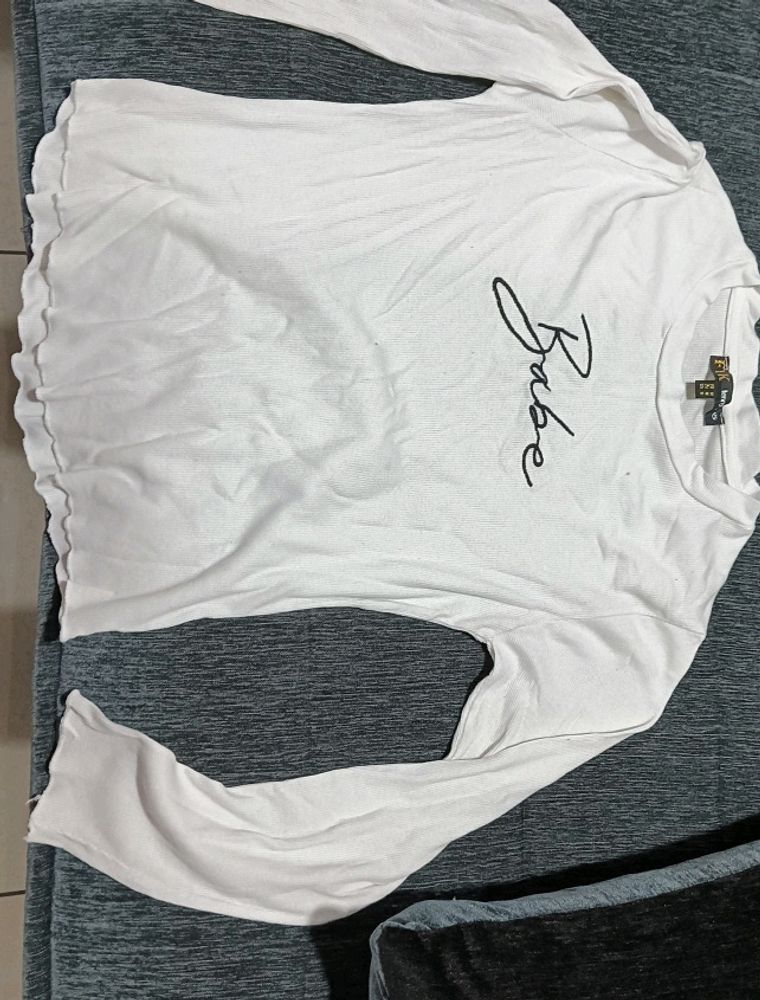 Korean T-shirt White