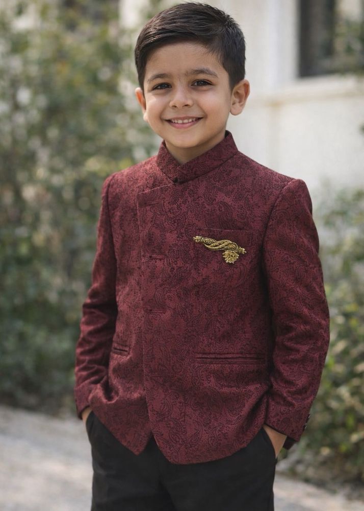 Boys' Festive Bandhgala Set