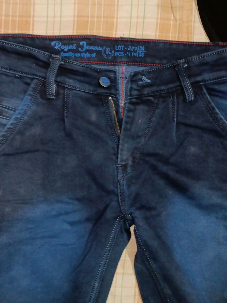Stylish Side Strip New Jeans With Tag