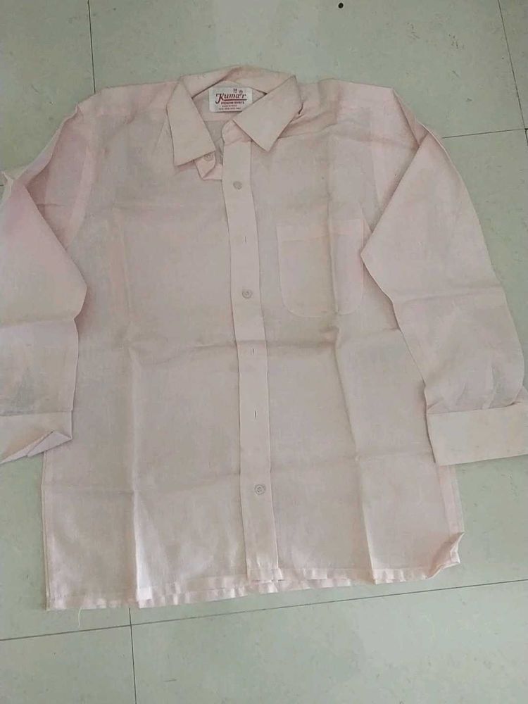 Men's Pink Kumer Long Sleeve Shirt
