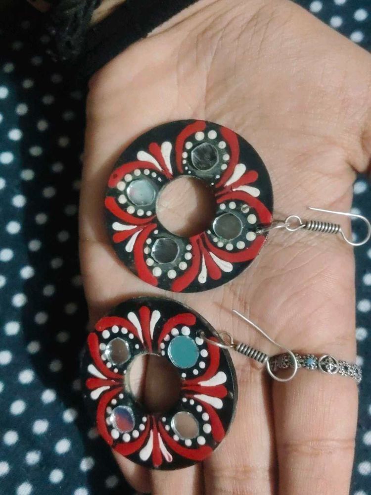 Handmade Mirror Earrings