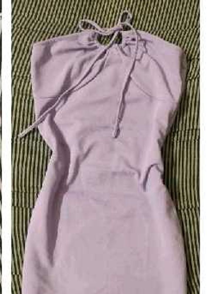 sale !! Lavender Halter Neck Mini Dress