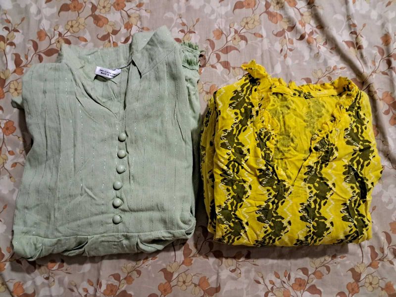 Bundle of Two Women's Short Kurtas