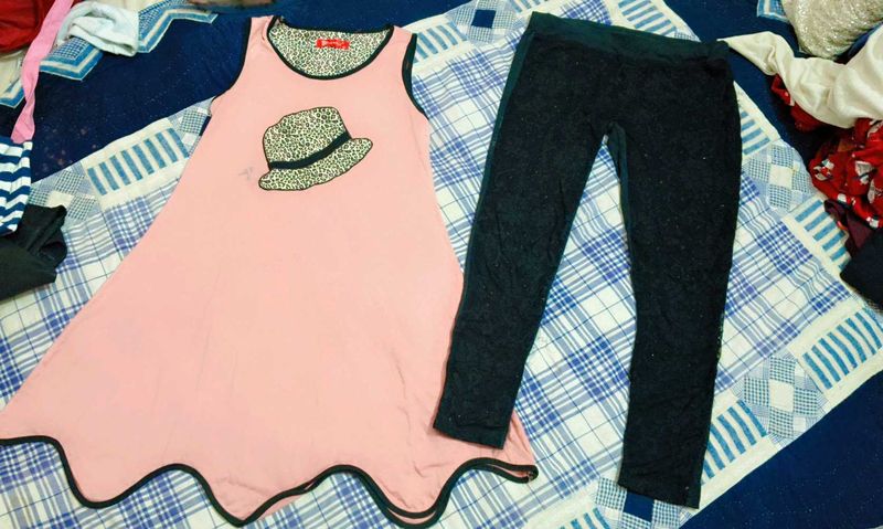 Very Beautiful Cap Top And Leggings