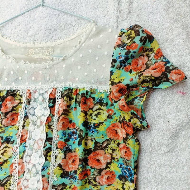 Flower 🏵️ Printed Top For Women