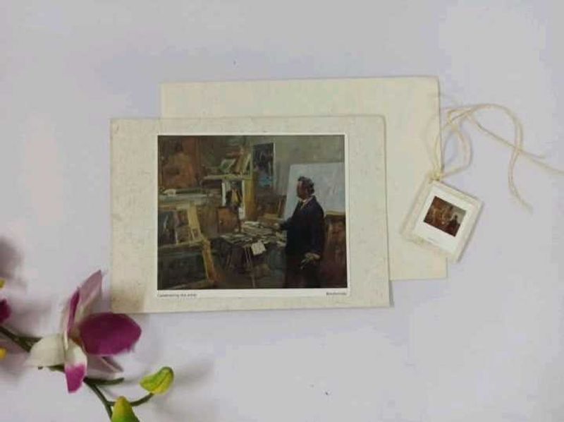 Greeting Card Blank With Matching Gift Tag