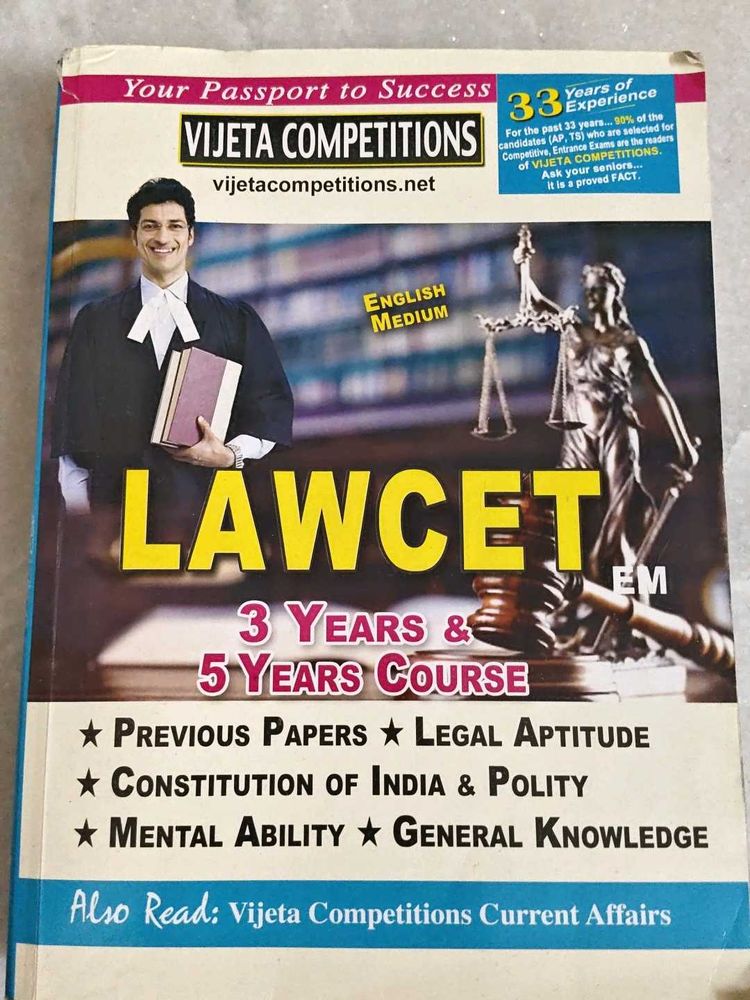LAWCET Course Exam Prep Book