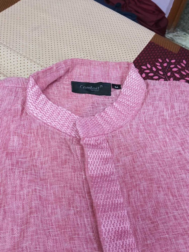 Men's Pink Kurta