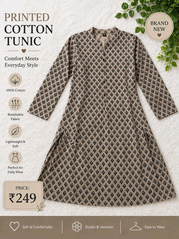 Printed Cotton Tunic