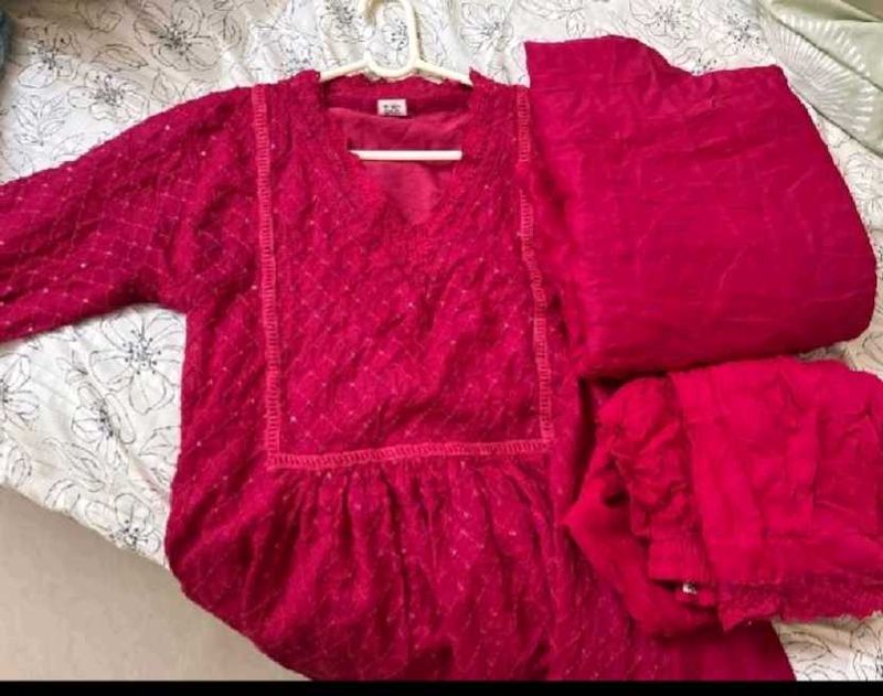 Beautiful Pink Kurta Set