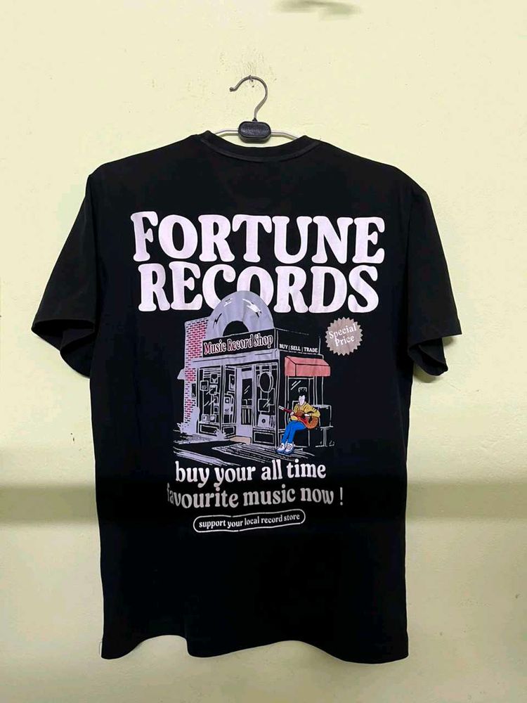 Fortune Records Graphic T-Shirt Size-M length-26