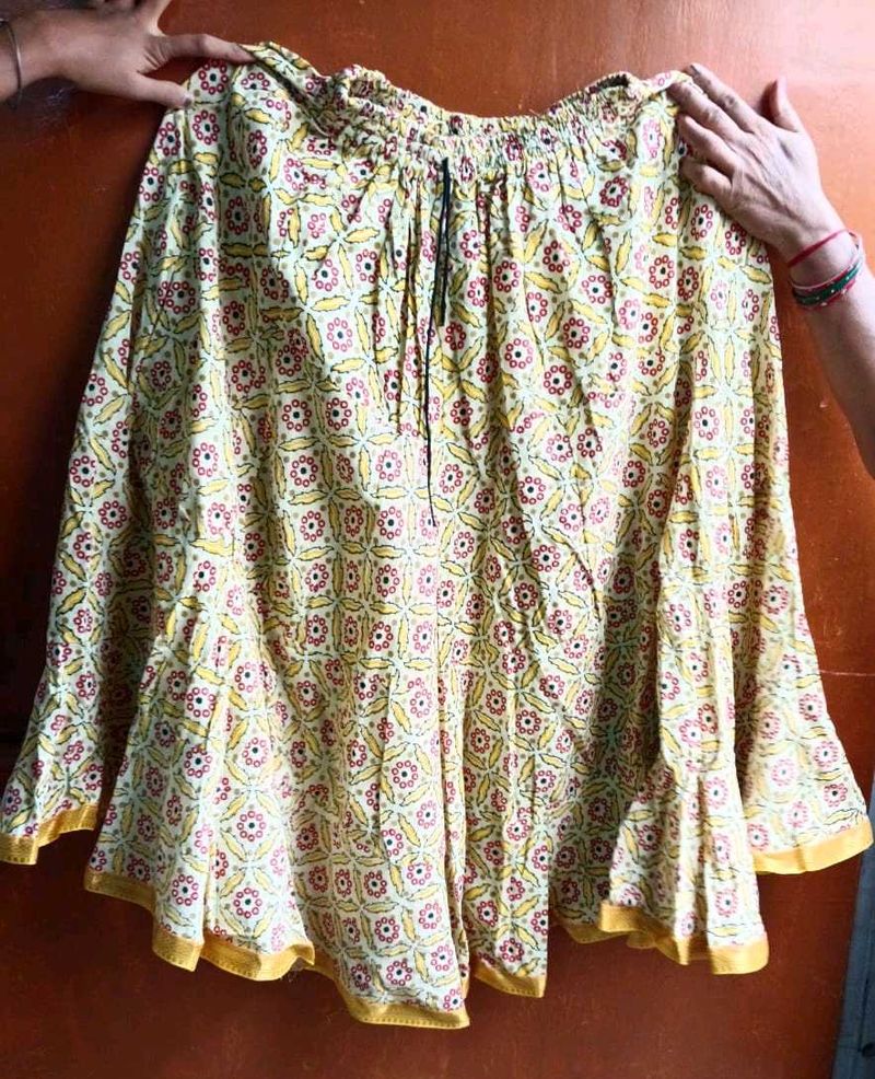 🌸 Boho Chic Printed Skirt – Breezy &amp; Beautiful! ✨