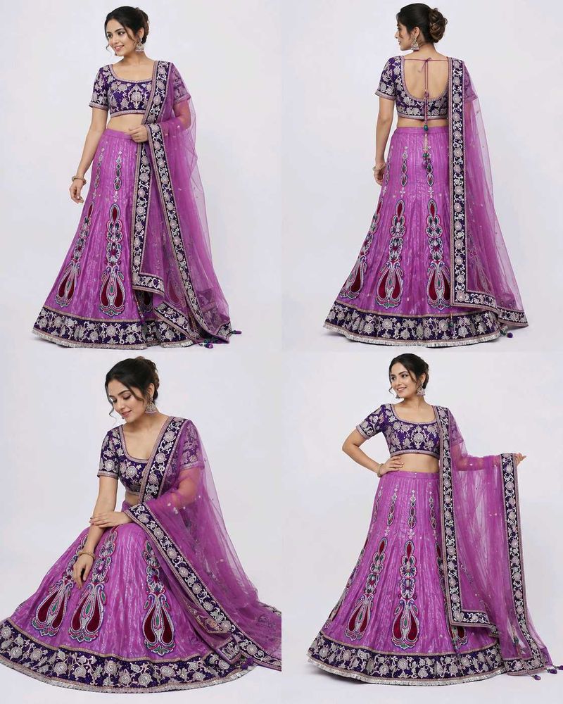 Beautiful fishcut Lehenga Choli Set