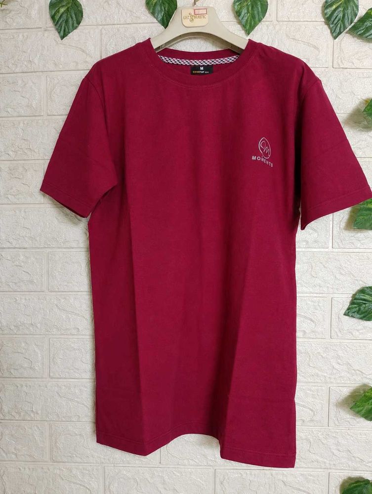 Men's Maroon T-Shirt