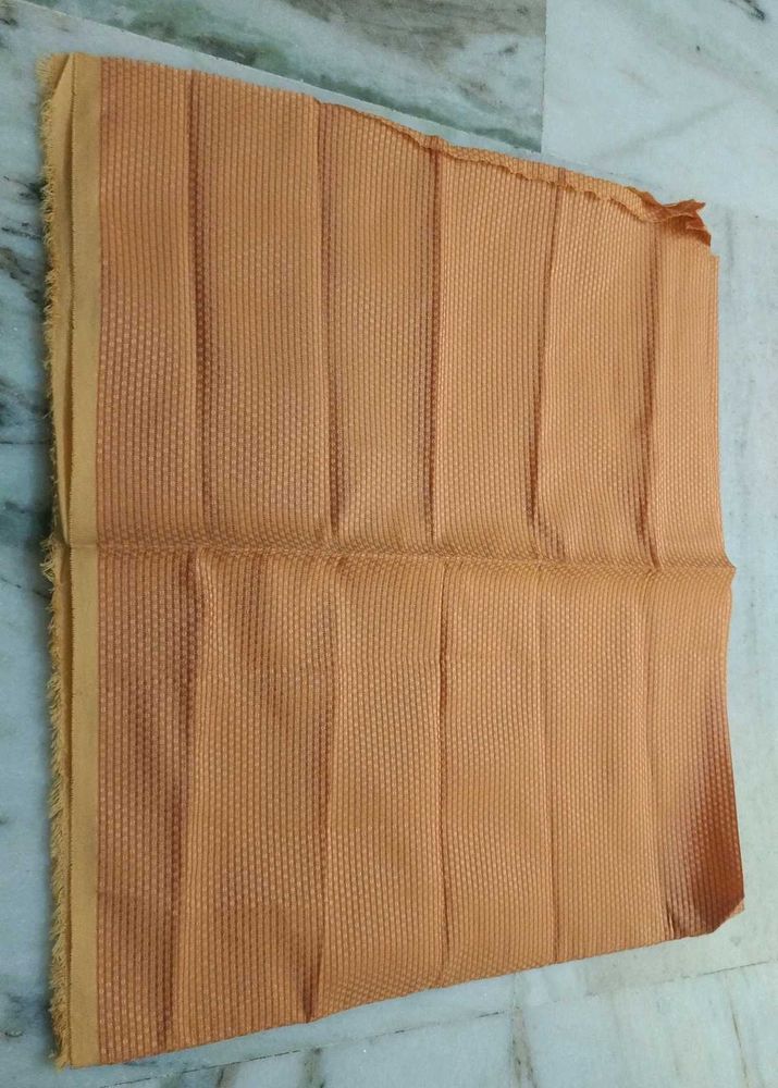 Orange Textured Fabric Piece