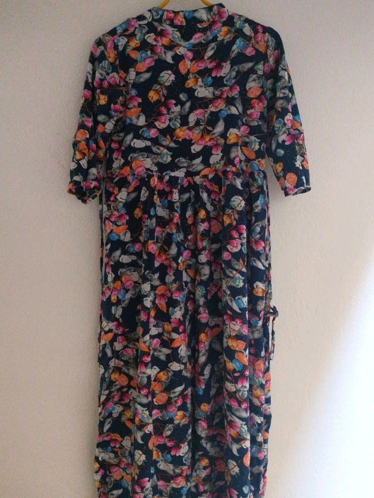 Maternity Nursing Dress With Zip, Size S