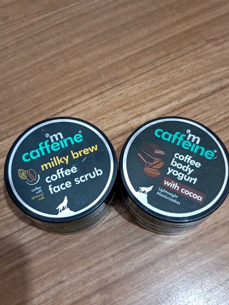 Mcaffeine Coffee Face Scrub &amp; Body Yogurt