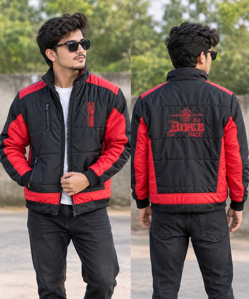 Biker Race Padded Jacket