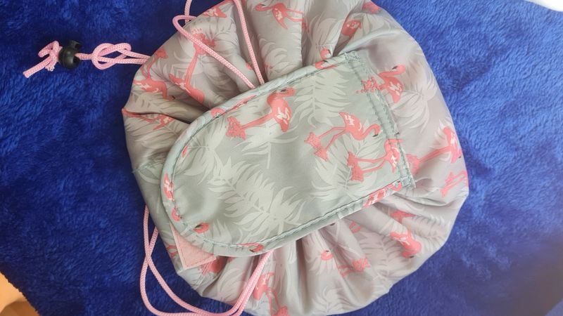 Viral Makeup Bag Pink Flamingo