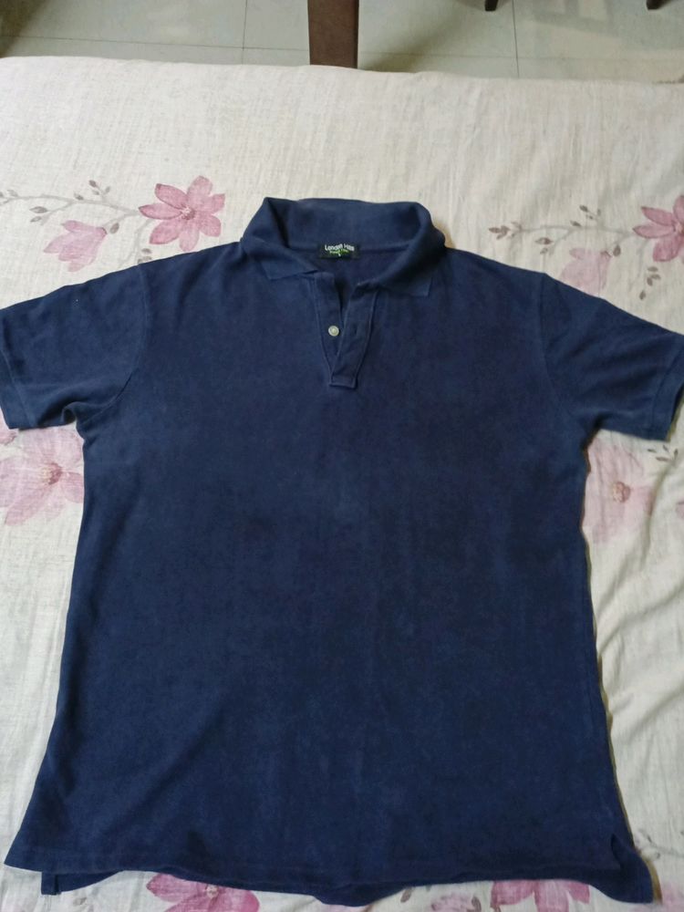 NAVY BLUE CASUAL T SHIRT - SIZE L