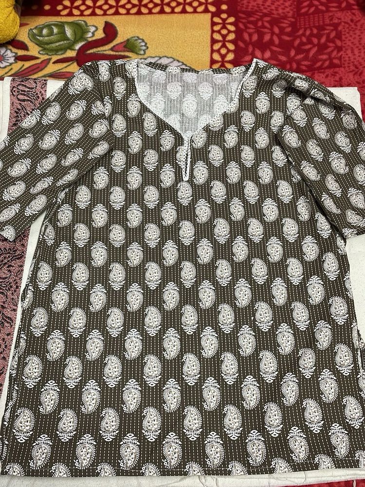 Paisley Print Kurta