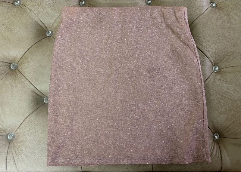 shimmer short skirt