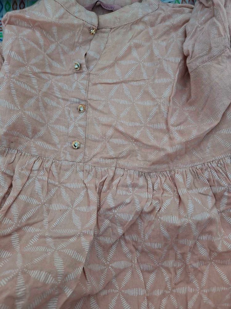 Peach Kurta ☺️(bye1 get1)