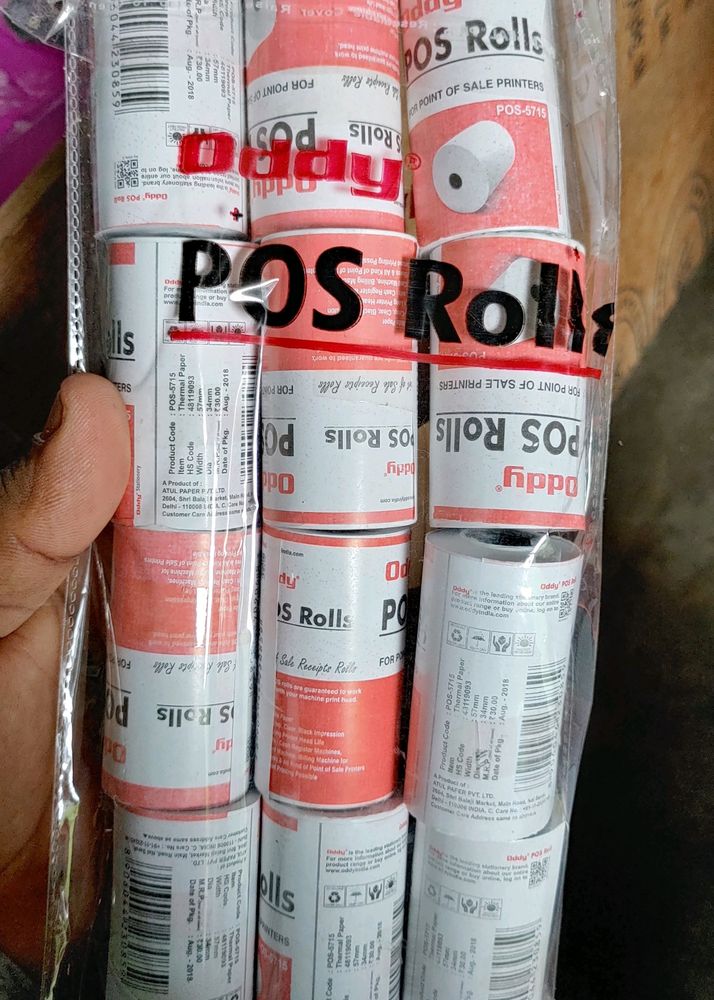 Thermal paper rolls 2" &amp; 3" Available