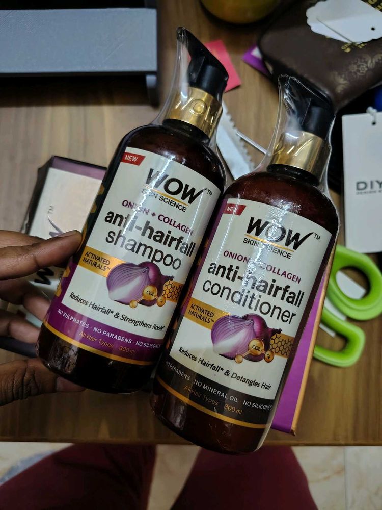 WOW Skin Science Onion Shampoo &amp; Conditioner