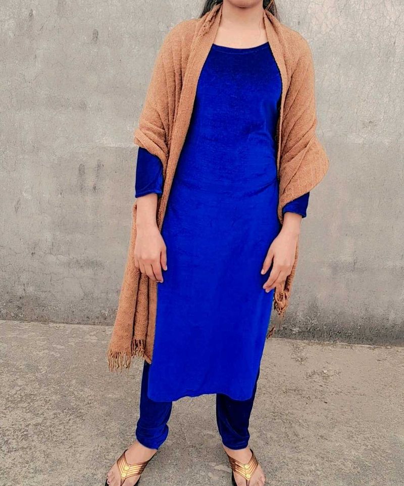 Velvet Kurta Set