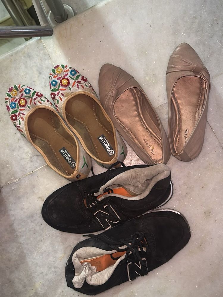 2 bellies and 1 shoes