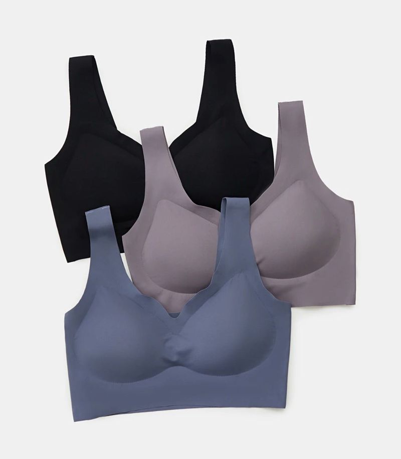 Comfortable Seamless Sports Bras - Set of 3