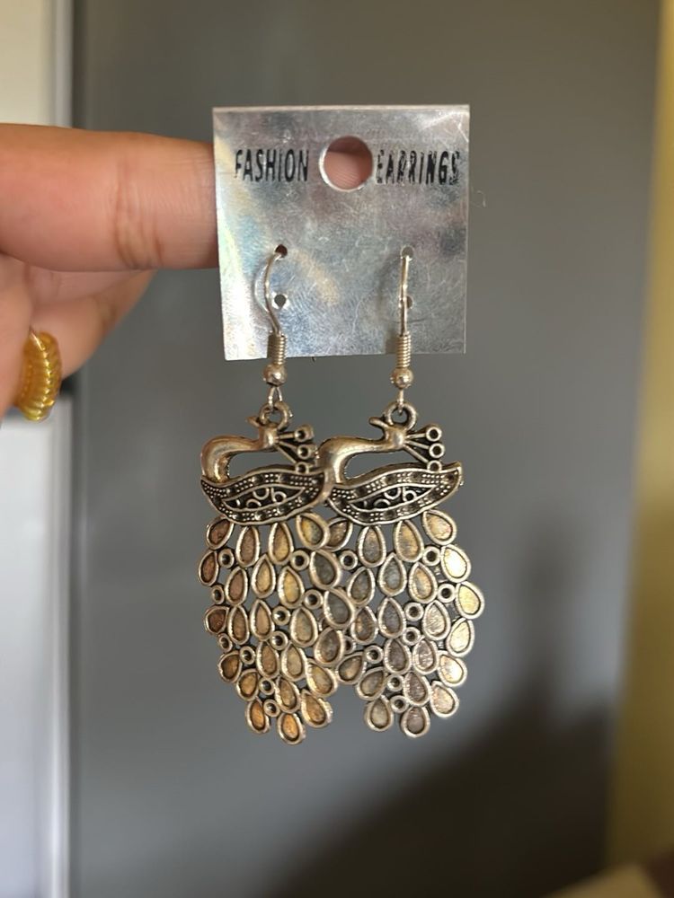 Peacock Design Earrings