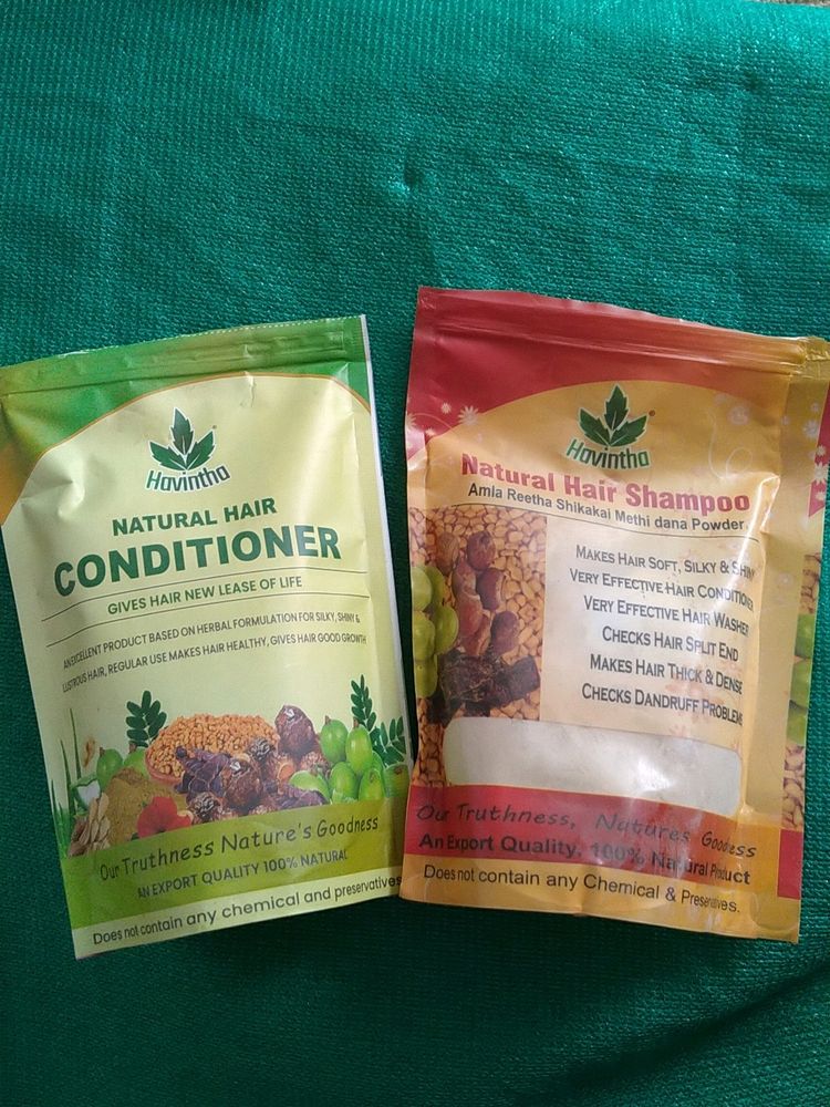 Herbal Powdered Shampoo And Conditioner