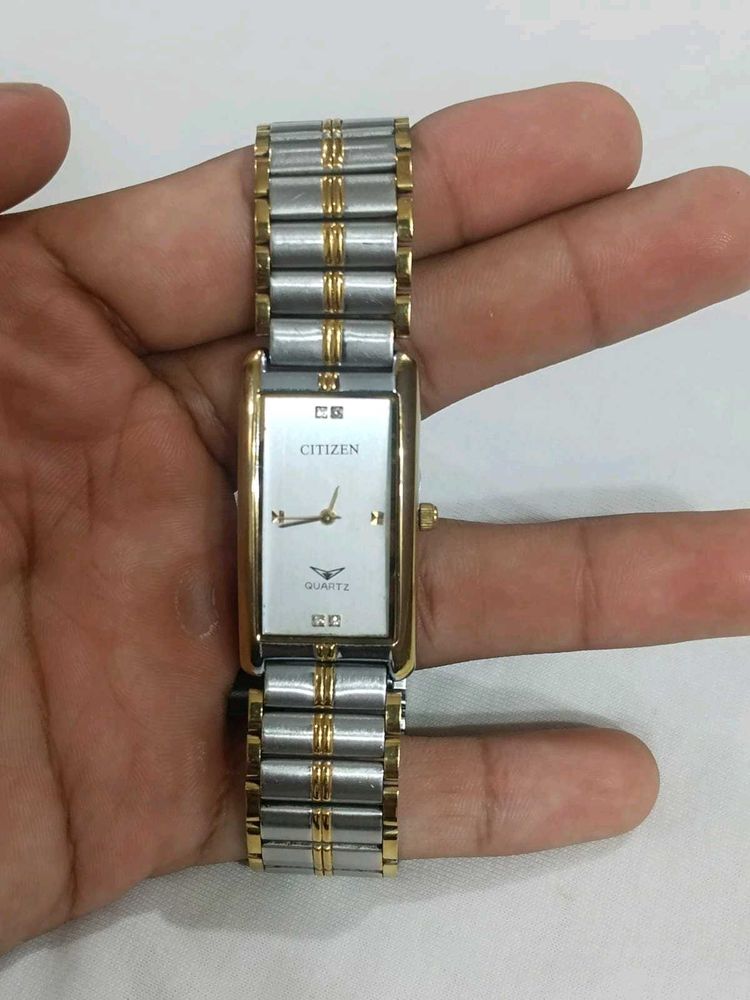 VINTAGE CITIZEN TANK 23K GOLD PLATED