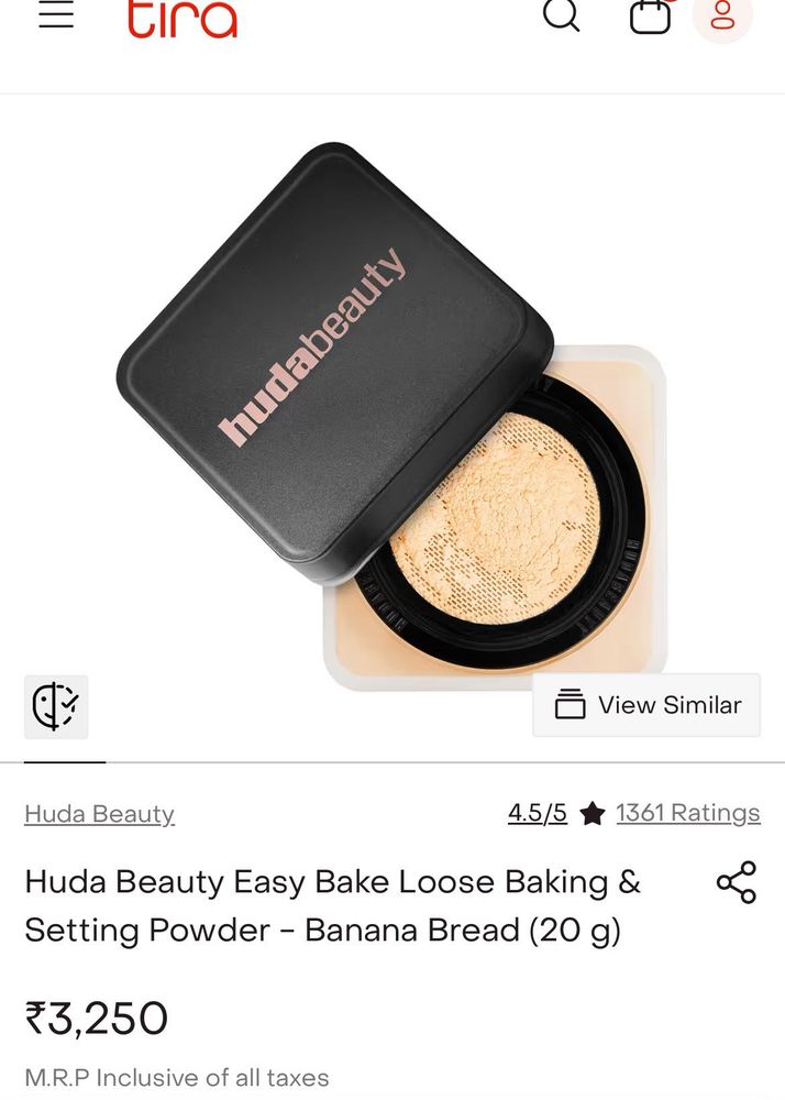 authentic Huda beauty easy bake