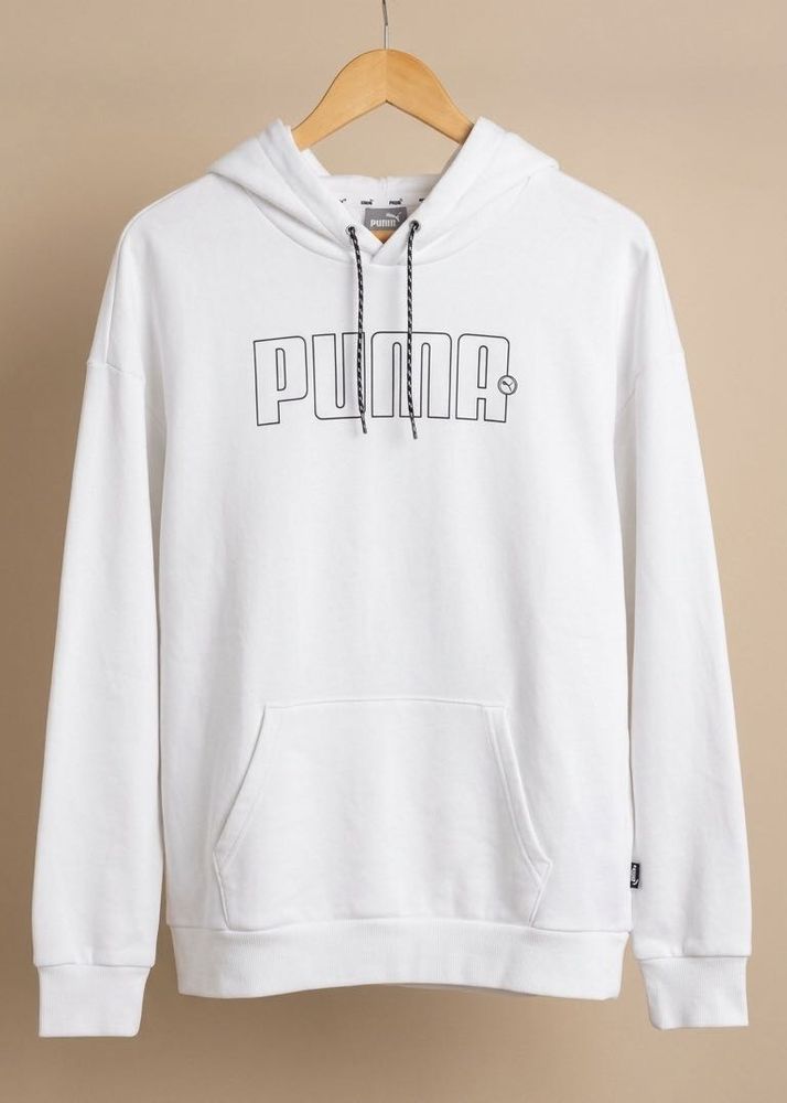 Puma White Hoodie
