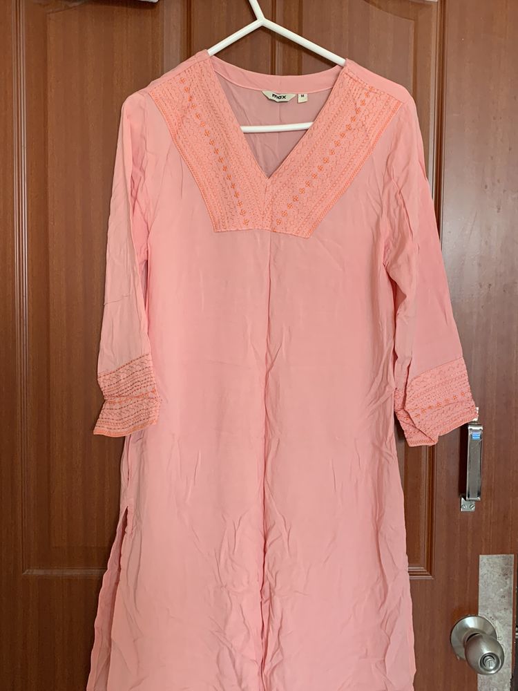 Max Peach Kurta