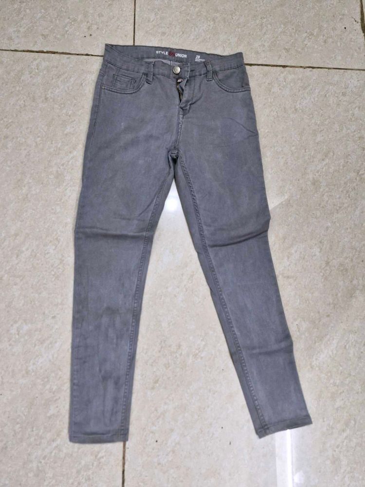 Stylish Grey Denim Jeans