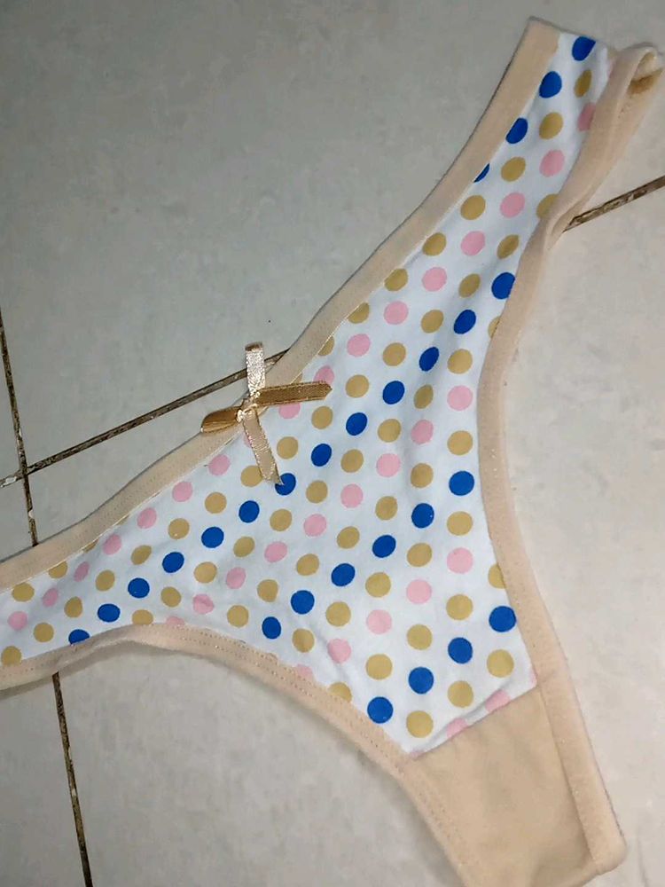 brand new Cute Polka Dot Thong Panty