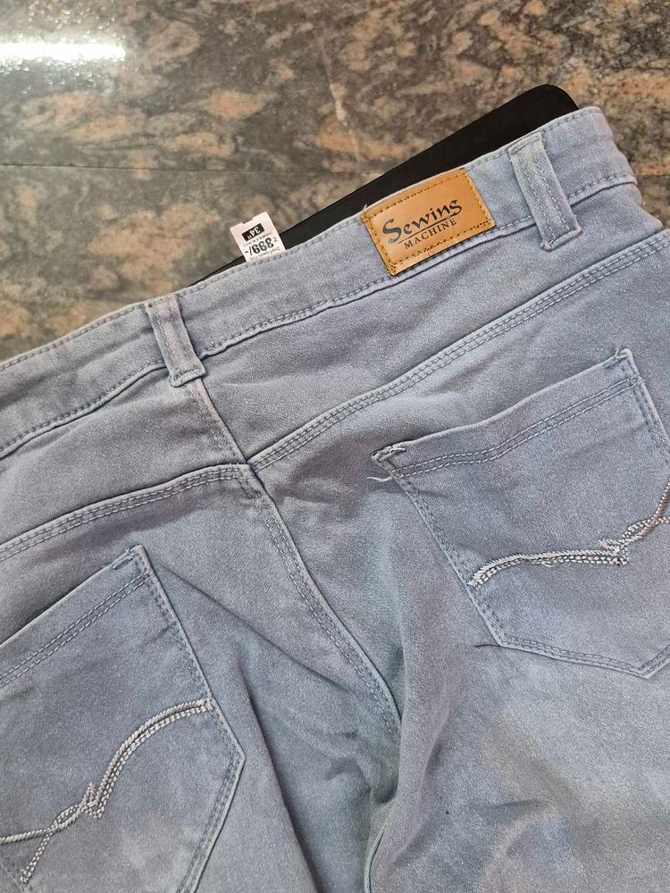Light Wash Denim Jeans